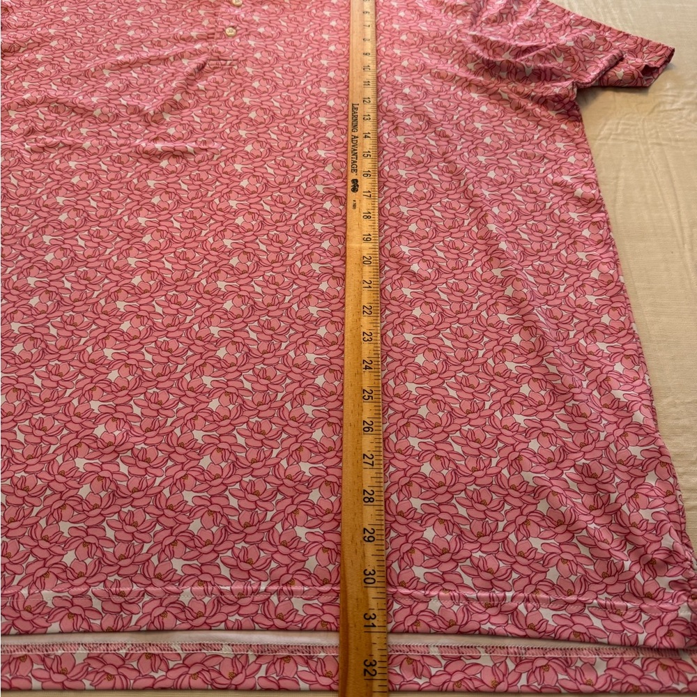 EUC Vineyard Vines Pink Floral-Print Polo XXL - Picture 5 of 7